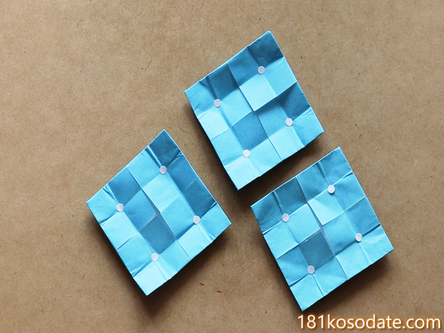 折り紙であじさいを超簡単に折る折り方